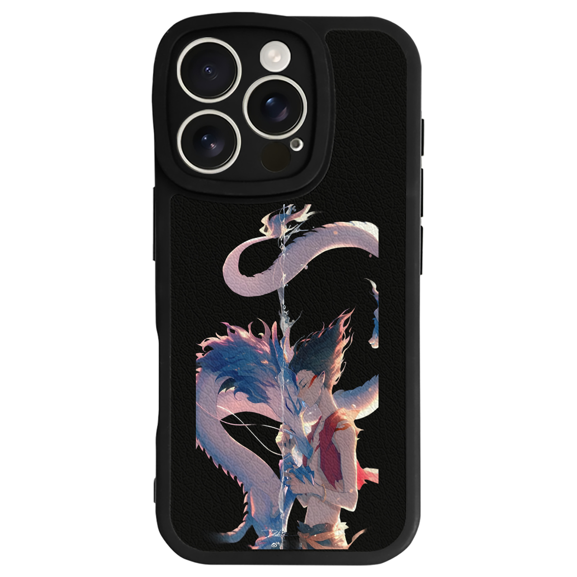 （画像用） Ne Zha 2 ナタ 魔童の大暴れ 【iPhone 16シリーズ対応】シリコンスマホケース（レザー調） 材質：シリコン